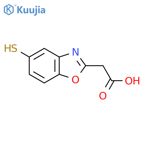 5-Mercaptobenzo[d]oxazole-2-acetic acid structure