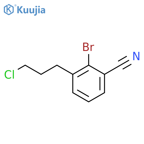 2-Bromo-3-(3-chloropropyl)benzonitrile structure