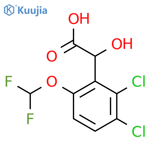 2,3-Dichloro-6-(difluoromethoxy)mandelic acid structure