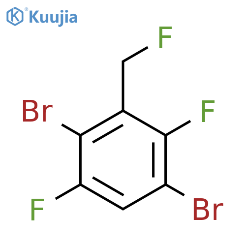 1,4-Dibromo-2,5-difluoro-3-(fluoromethyl)benzene structure