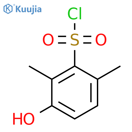 2,6-Dimethyl-3-hydroxybenzenesulfonyl chloride structure