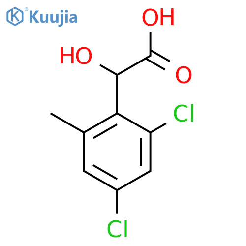 2,4-Dichloro-6-methylmandelic acid structure