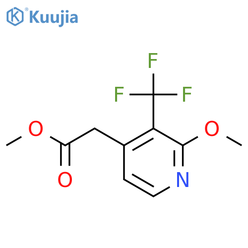 Methyl 2-methoxy-3-(trifluoromethyl)pyridine-4-acetate structure
