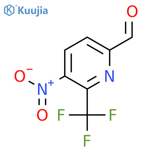 5-Nitro-6-(trifluoromethyl)picolinaldehyde structure