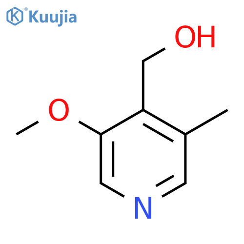 3-Methoxy-5-methylpyridine-4-methanol structure