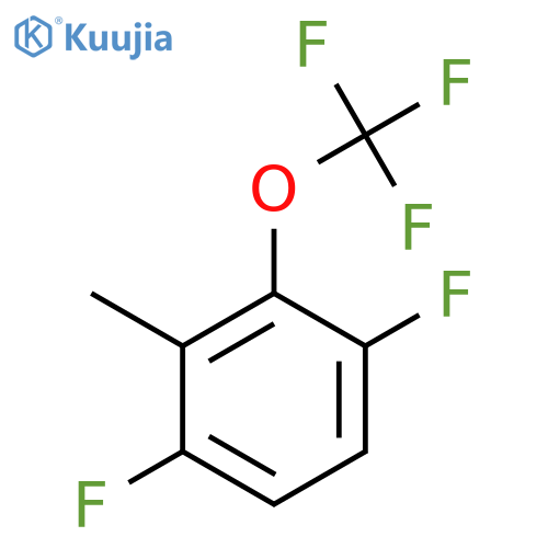 3,6-Difluoro-2-(trifluoromethoxy)toluene structure