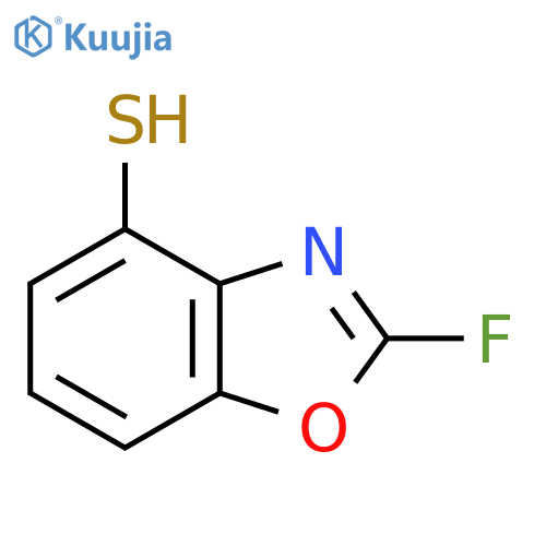 2-Fluoro-4-mercaptobenzo[d]oxazole structure