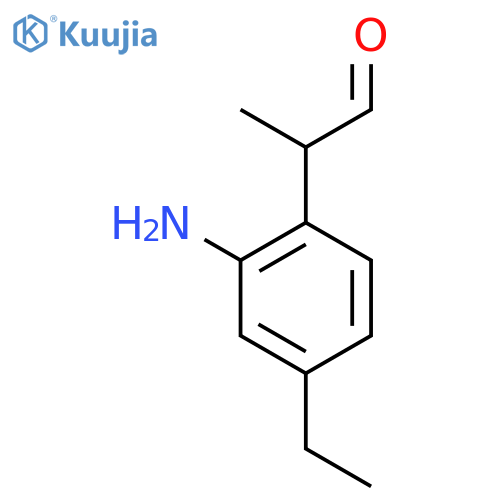 2-Amino-4-ethylphenylpropanal structure