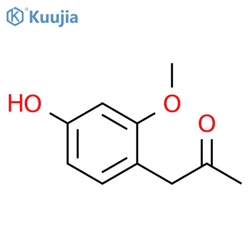 3-Methoxy-4-(2-oxopropyl)phenol structure