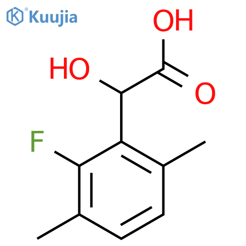 3,6-Dimethyl-2-fluoromandelic acid structure