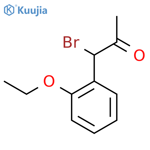 1-Bromo-1-(2-ethoxyphenyl)propan-2-one structure