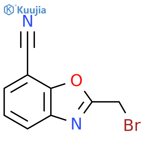 2-(Bromomethyl)-7-cyanobenzo[d]oxazole structure