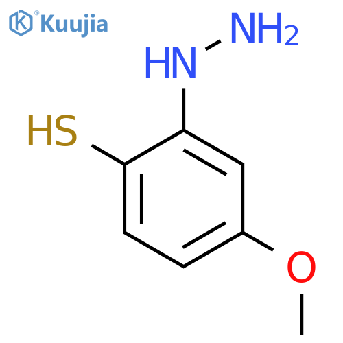 2-Mercapto-5-methoxyphenylhydrazine structure