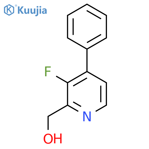 3-Fluoro-4-phenylpyridine-2-methanol structure