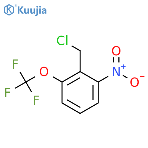 2-Nitro-6-(trifluoromethoxy)benzyl chloride structure