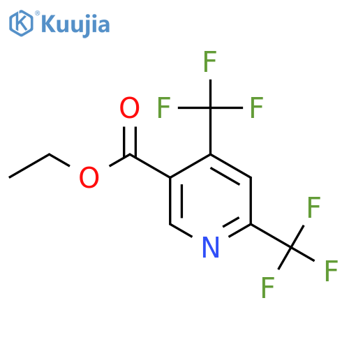 Ethyl 4,6-bis(trifluoromethyl)nicotinate structure