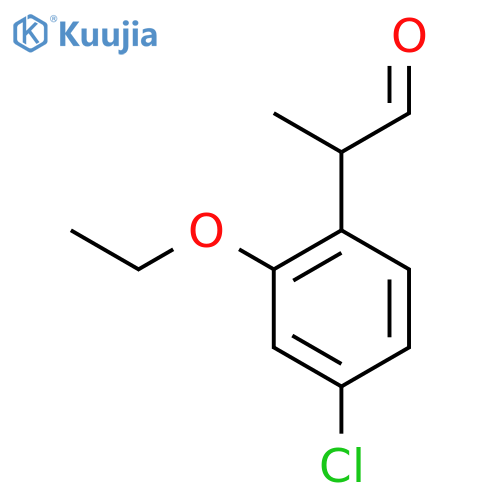 4-Chloro-2-ethoxyphenylpropanal structure