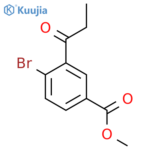 Methyl 4-bromo-3-propionylbenzoate structure
