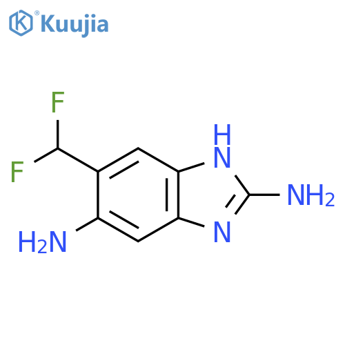 2,5-Diamino-6-difluoromethyl-1H-benzimidazole structure