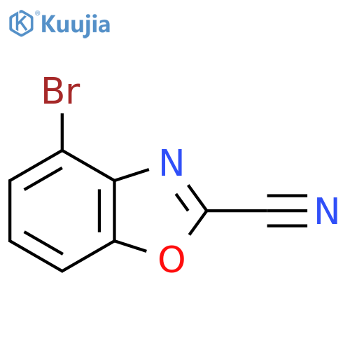 4-Bromo-2-cyanobenzo[d]oxazole structure