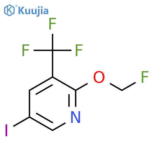 2-Fluoromethoxy-5-iodo-3-(trifluoromethyl)pyridine structure
