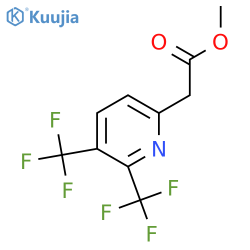 Methyl 2,3-bis(trifluoromethyl)pyridine-6-acetate structure