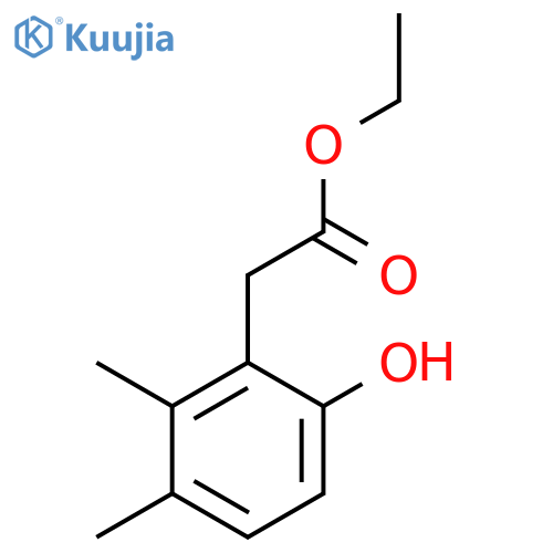 Ethyl 2,3-dimethyl-6-hydroxyphenylacetate structure