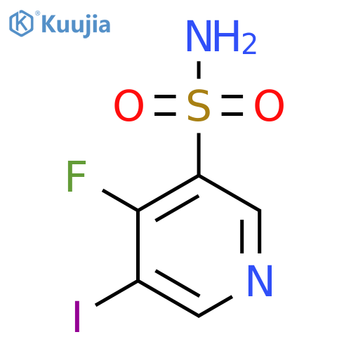 4-Fluoro-3-iodopyridine-5-sulfonamide structure