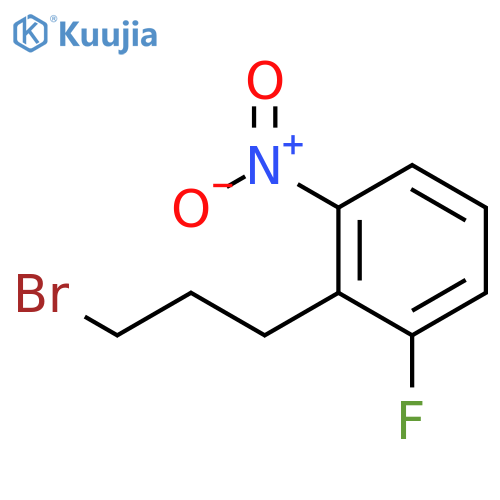Benzene, 2-(3-bromopropyl)-1-fluoro-3-nitro- structure