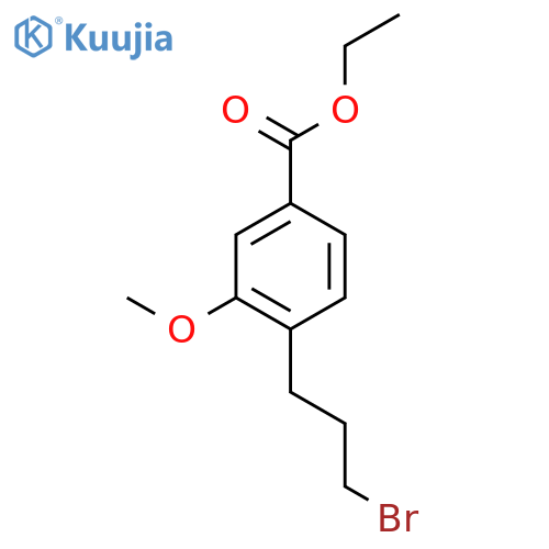 Ethyl 4-(3-bromopropyl)-3-methoxybenzoate structure