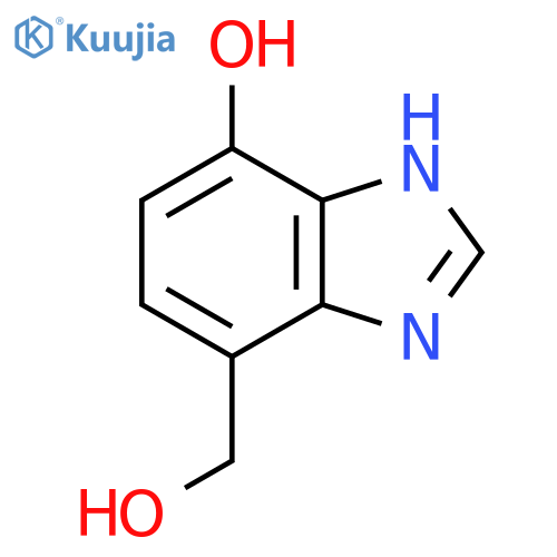 4-Hydroxy-7-hydroxymethyl-1H-benzimidazole structure