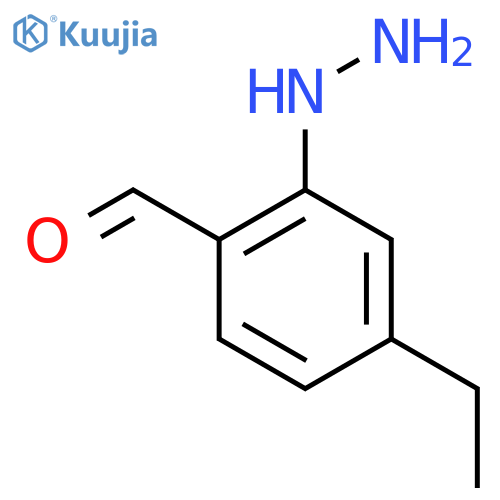 5-Ethyl-2-formylphenylhydrazine structure
