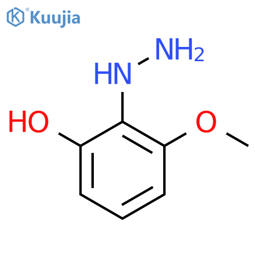 2-Hydroxy-6-methoxyphenylhydrazine structure