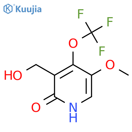 2-Hydroxy-5-methoxy-4-(trifluoromethoxy)pyridine-3-methanol structure