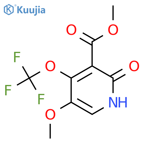 Methyl 2-hydroxy-5-methoxy-4-(trifluoromethoxy)pyridine-3-carboxylate structure