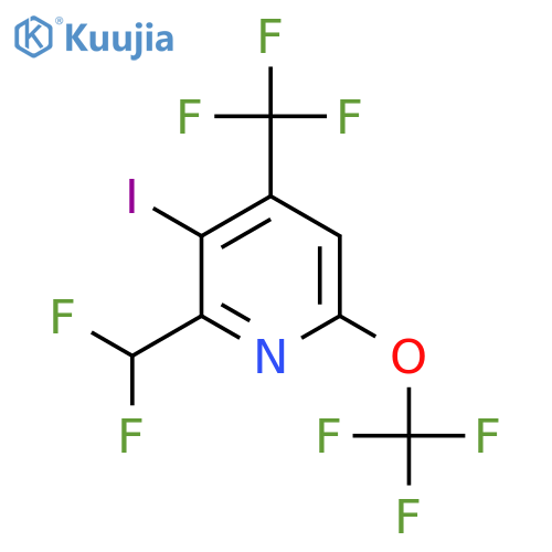 2-(Difluoromethyl)-3-iodo-6-(trifluoromethoxy)-4-(trifluoromethyl)pyridine structure