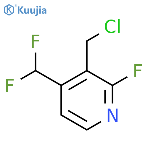 3-(Chloromethyl)-4-(difluoromethyl)-2-fluoropyridine structure