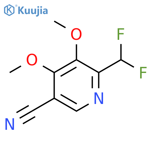 5-Cyano-2-(difluoromethyl)-3,4-dimethoxypyridine structure