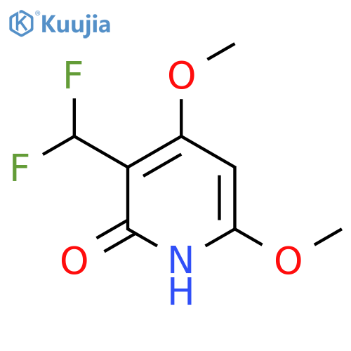 3-(Difluoromethyl)-4,6-dimethoxy-2-hydroxypyridine structure