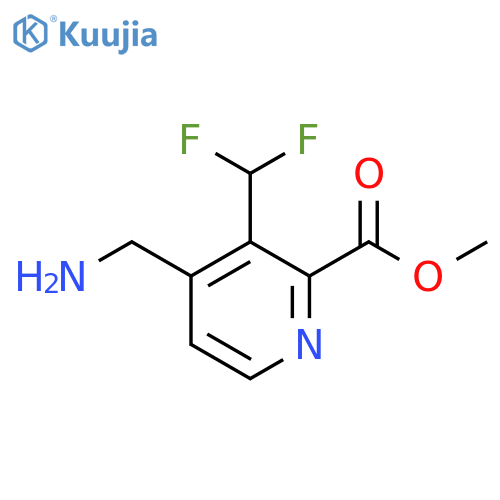 Methyl 4-(aminomethyl)-3-(difluoromethyl)pyridine-2-carboxylate structure