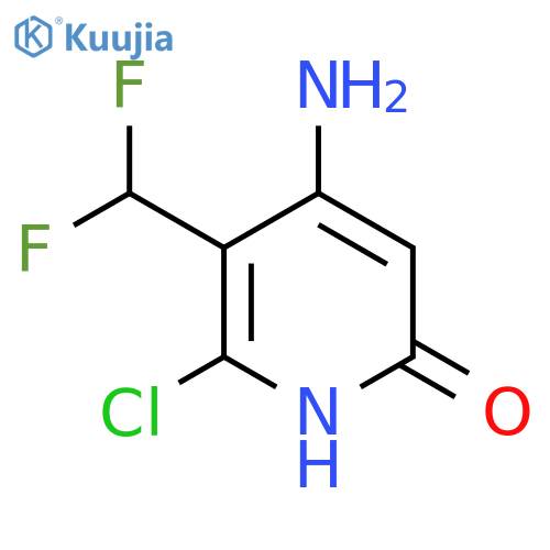 4-Amino-2-chloro-3-(difluoromethyl)-6-hydroxypyridine structure