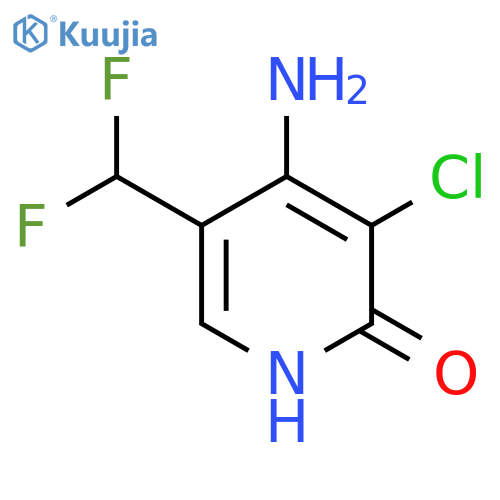 4-Amino-3-chloro-5-(difluoromethyl)-2-hydroxypyridine structure
