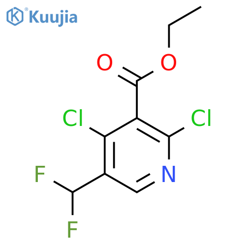 Ethyl 2,4-dichloro-5-(difluoromethyl)pyridine-3-carboxylate structure