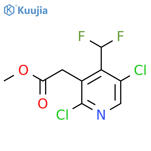 Methyl 2,5-dichloro-4-(difluoromethyl)pyridine-3-acetate structure