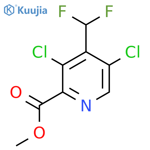Methyl 3,5-dichloro-4-(difluoromethyl)pyridine-2-carboxylate structure