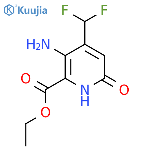 Ethyl 3-amino-4-(difluoromethyl)-6-hydroxypyridine-2-carboxylate structure