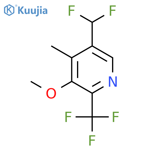 5-(Difluoromethyl)-3-methoxy-4-methyl-2-(trifluoromethyl)pyridine structure