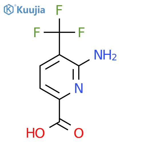 6-Amino-5-(trifluoromethyl)picolinic acid structure