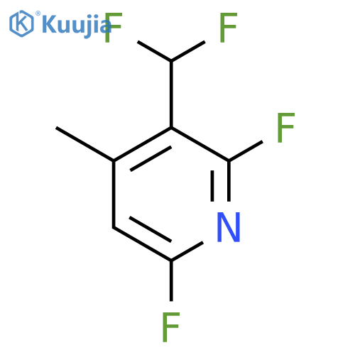 2,6-Difluoro-3-(difluoromethyl)-4-methylpyridine structure