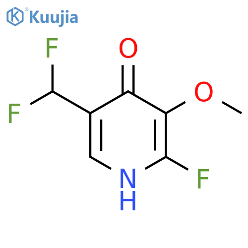 5-(Difluoromethyl)-2-fluoro-4-hydroxy-3-methoxypyridine structure